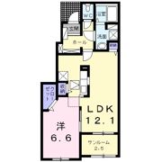 グレイス祇園．Gの間取り画像