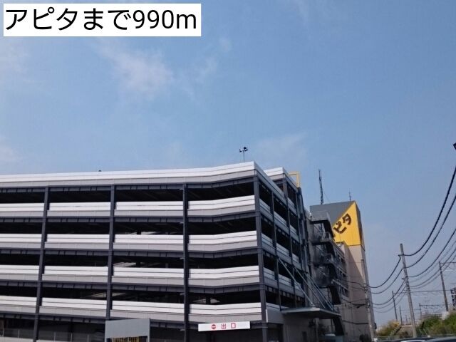 近くのアピタまで990m(徒歩13分)