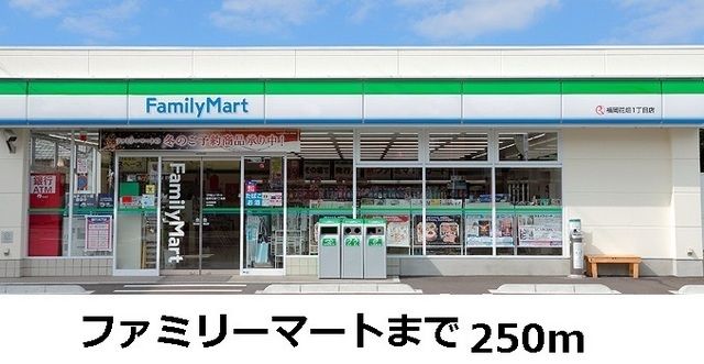 近くのファミリーマートまで250m(徒歩4分)