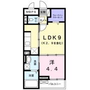 アクラス三山木の間取り画像