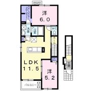 La Luce．S．Ⅵの間取り画像