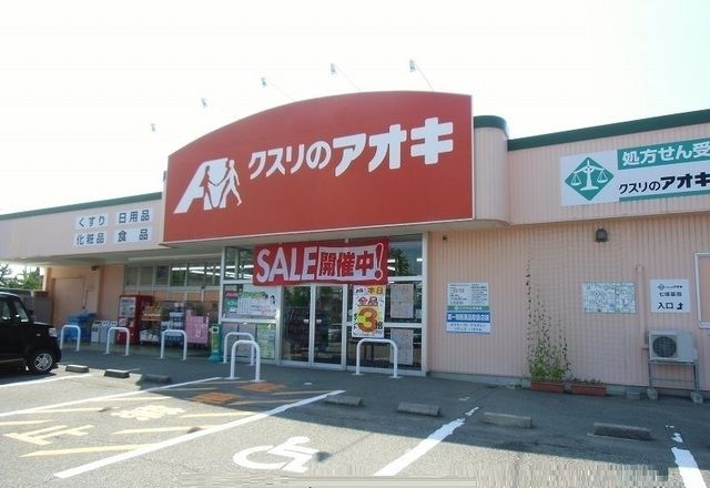 近くのクスリのアオキまで1,000m（徒歩13分）