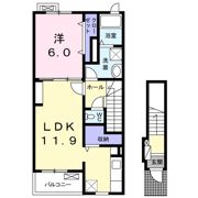 ヴィラ・大堀端Cの間取り画像