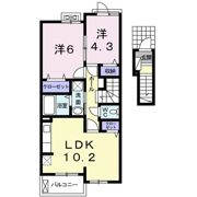 ヴィラ プレジールⅡの間取り画像