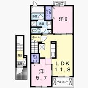 カーサ ブリリアの間取り画像