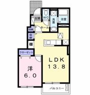 ラ パーシェの間取り画像