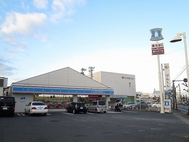 近くのローソン　明磧店まで450m（徒歩6分）