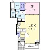 プログレス エムの間取り画像