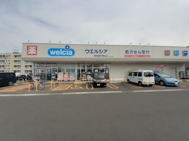 近くのドラッグストアまで350m（徒歩5分）