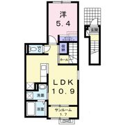 プリムールの間取り画像