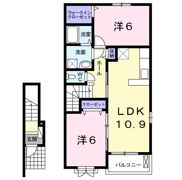Radiant days Ⅱの間取り画像
