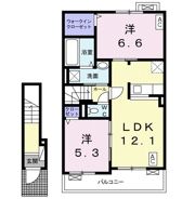 シャトーアンジュⅡの間取り画像
