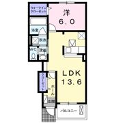 グラード多米 Bの間取り画像