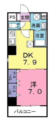 カーサ オルテンシアの間取り画像