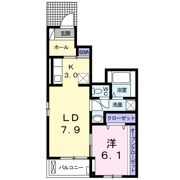 グランデュールⅠの間取り画像