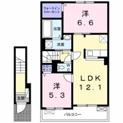 クック鮎喰の間取り画像