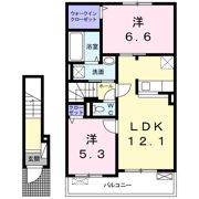 クック鮎喰の間取り画像