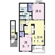 サン・プリムローズⅠの間取り画像