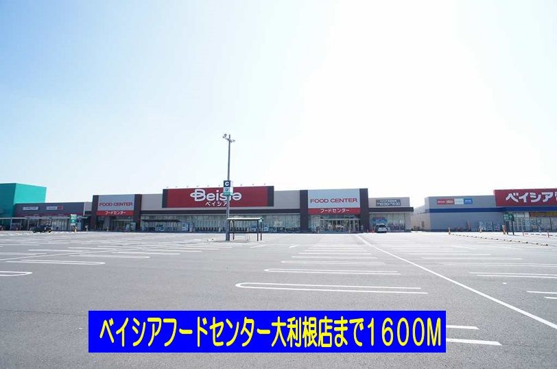 近くのベイシアフードセンターまで1,600m(徒歩20分)