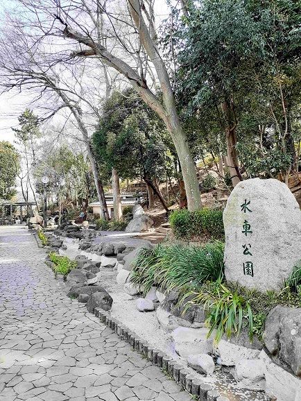 近くの板橋区立水車公園まで207m（徒歩3分）