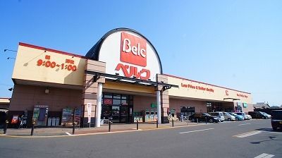近くのベルク佐谷田店まで800m（徒歩10分）
