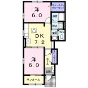 エスペランサⅠの間取り画像