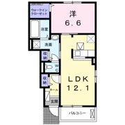 プレジールの間取り画像