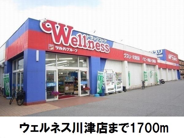 近くのウェルネス川津店まで1,700m(徒歩22分)