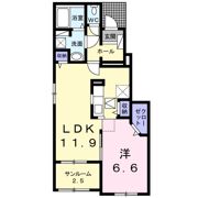 シンプルガーデン プラス Aの間取り画像