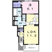 ラブリーKⅢの間取り画像
