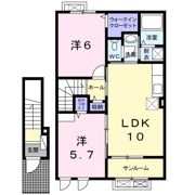 クラール リヒトの間取り画像