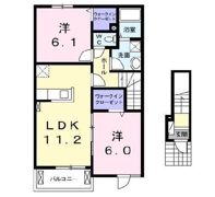 ヴィラ・コンフォール Bの間取り画像