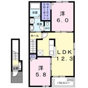 ストリートナインBの間取り画像