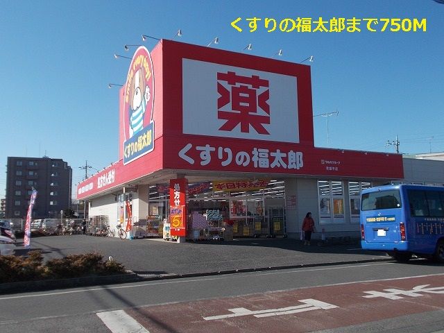 近くのくすりの福太郎まで750m(徒歩10分)
