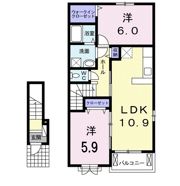 あじさい弐番館の間取り画像
