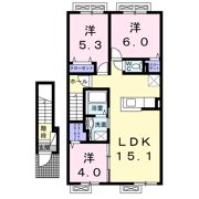 リサ・ファミリアⅡの間取り画像
