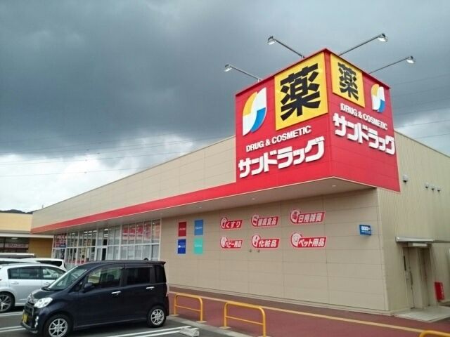 近くのドラッグストアまで360m（徒歩5分）