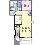 ハイマート ライツⅢの間取り画像