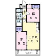 ソレアードⅡの間取り画像