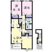 グリシーナAの間取り画像