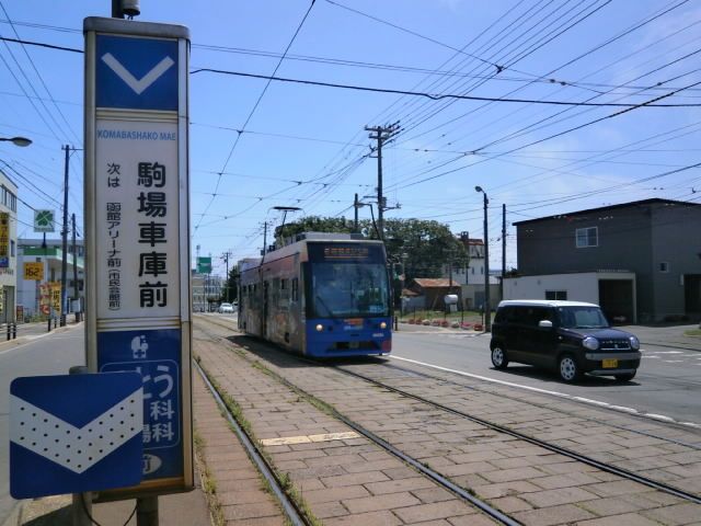 近くの函館市立深堀中学校まで450m（徒歩6分）
