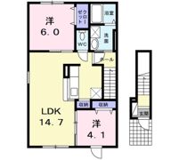 コンフォート ⅡBの間取り画像