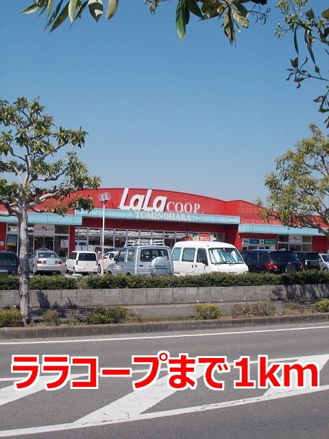 近くのララコープまで1,000m（徒歩13分）