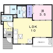 アビタシオン石山Bの間取り画像