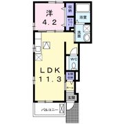 ベルシャトーNの間取り画像