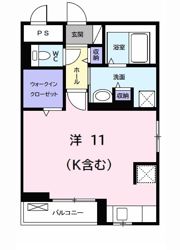 サンライズ石橋 2の間取り画像