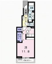 カーサカメリアⅦの間取り画像