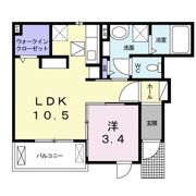 ツヴァイ中川の間取り画像