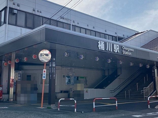 近くの桶川駅東口まで1,950m（徒歩25分）