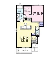 フレーシュ コリーヌ Bの間取り画像